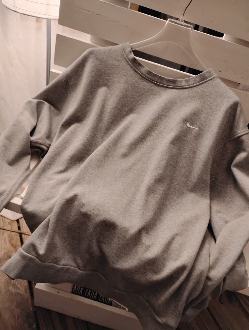 Nike Men's Charcoal Gray Crewneck Sweatshirt